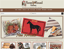 Tablet Screenshot of horseandhound.com